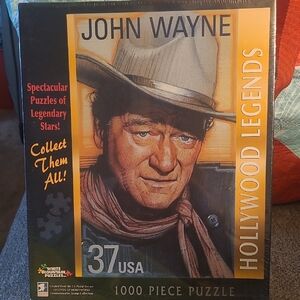 New in box! White Mountain John Wayne Hollywood Legends 1000 piece jigsaw puzzle